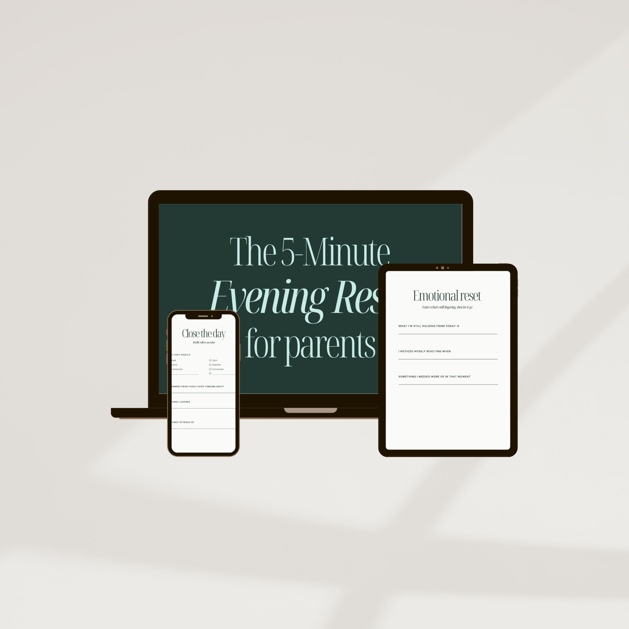 🎁 Free Digital Gift – The 5 - minute evening reset for parents - Miji